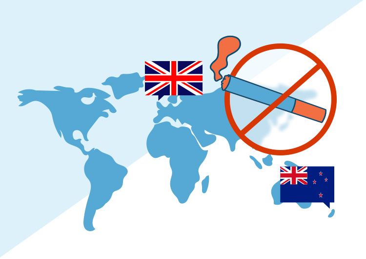 Politique anti-tabac et pays inspirants La Nouvelle-Zélande et la Grande Bretagne