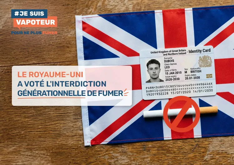 Le Royaume-Uni a voté l'interdiction générationnelle de fumer