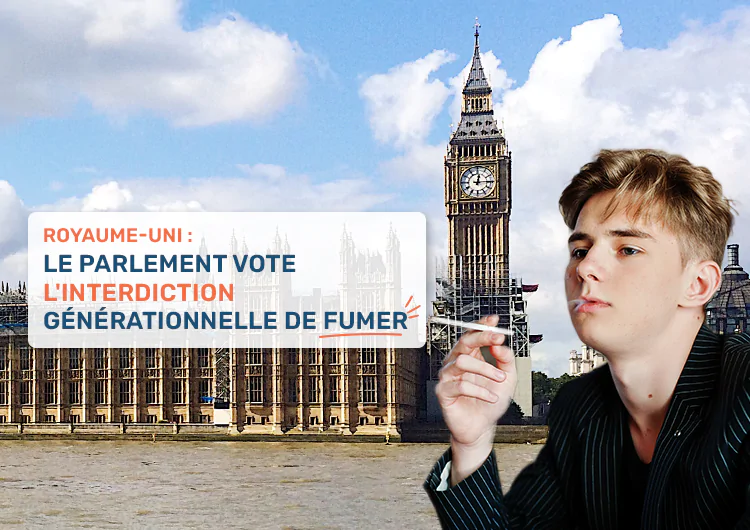 Royaume-Uni : le Parlement vote l'interdiction générationnelle de fumer