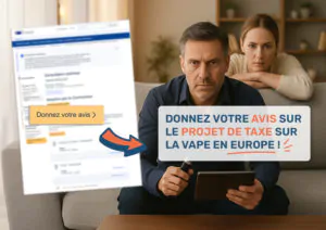 Donnez votre avis sur le projet de taxe sur la vape en Europe !