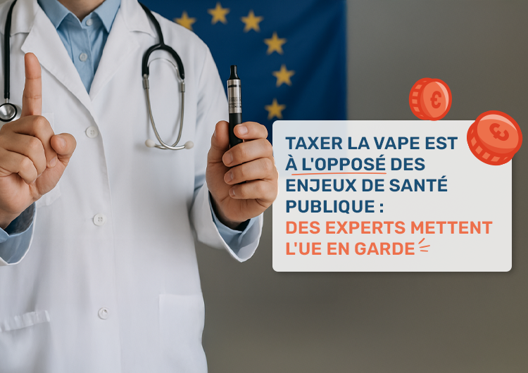 Taxer la vape est à l'opposé des enjeux de santé publique : des experts mettent l'UE en garde