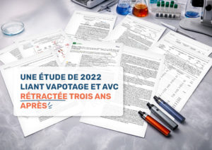 Une étude de 2022 liant vapotage et AVC rétractée trois ans après