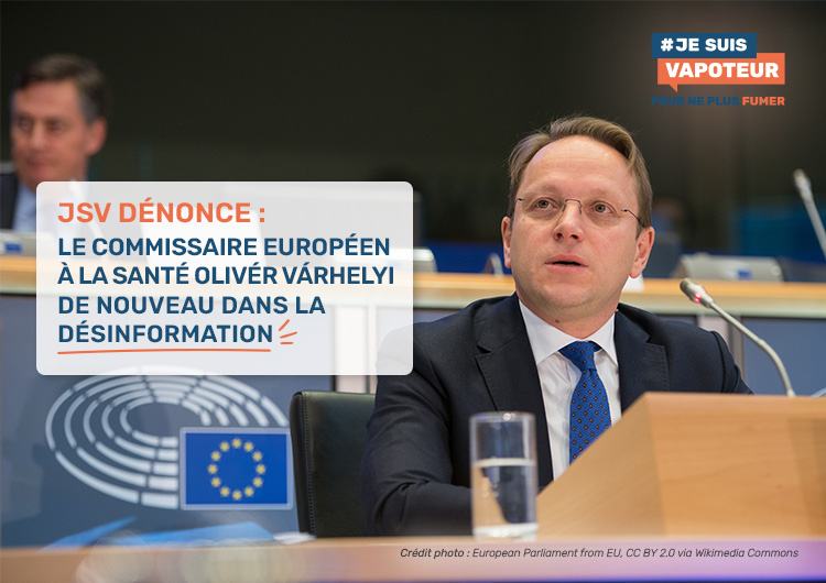 JSV dénonce : le commissaire européen à la Santé Olivér Várhelyi de nouveau dans la désinformation