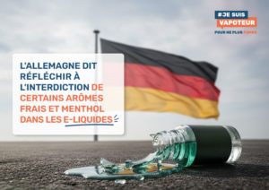 L'Allemagne dit réfléchir à l'interdiction de certains arômes frais et menthol dans les e-liquides