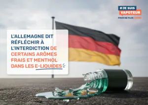 L'Allemagne dit réfléchir à l'interdiction de certains arômes frais et menthol dans les e-liquides