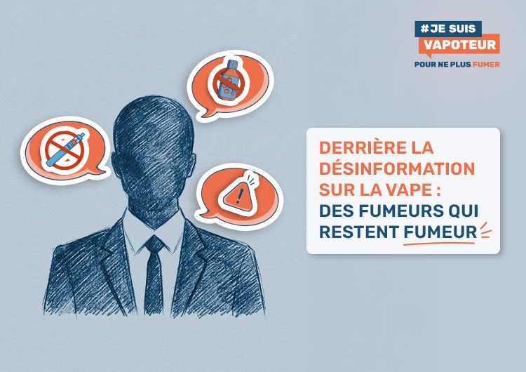 Derrière la désinformation sur la vape : des fumeurs qui restent fumeurs