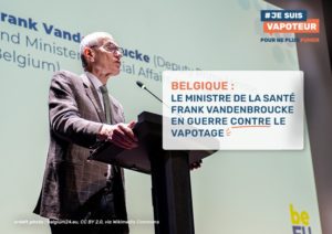 Belgique : le ministre de la santé Frank Vandenbroucke en guerre contre le vapotage
