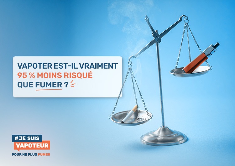 Vapoter est-il vraiment 95 % moins risqué que fumer ?
