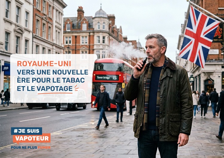 Royaume-Uni le tabac et le vapotage