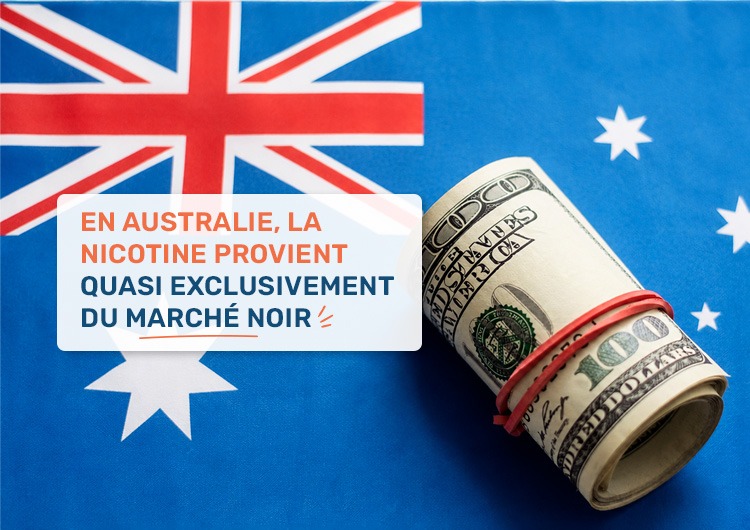 En Australie, la nicotine provient quasi exclusivement du marché noir